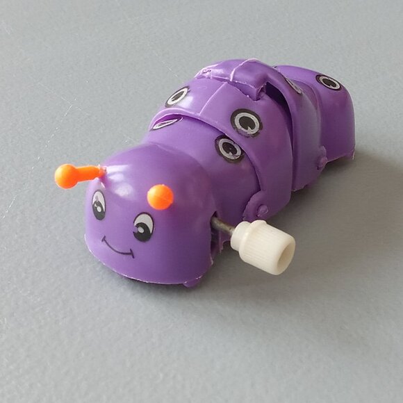 🎯 10 for $10 / Purple Wind Up Caterpillar Play Toy - Picture 1 of 5